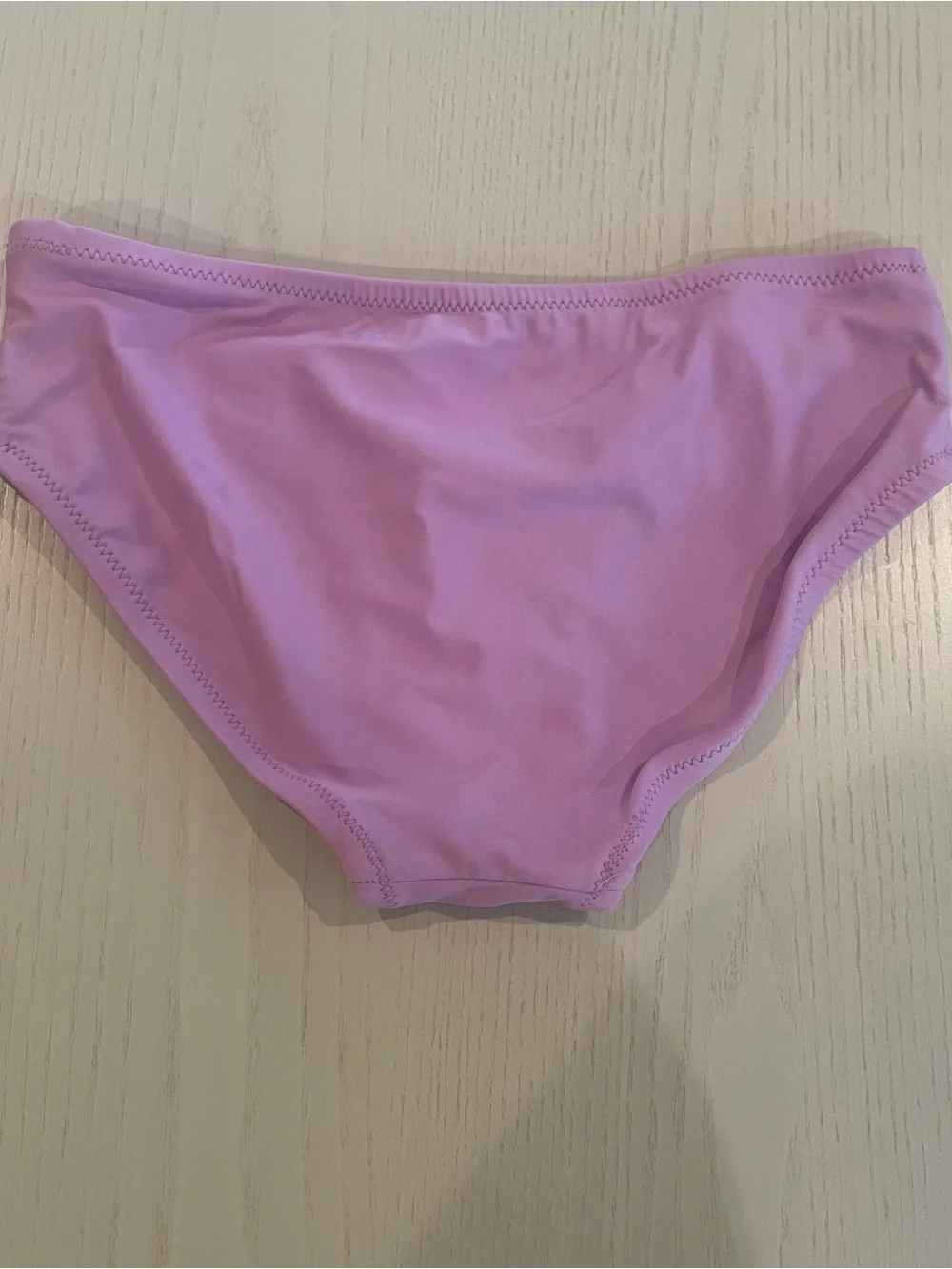 Primary Kids Long Sleeve Rashguard Swim Bikini Bottom Set (Purple Waves) Size 10